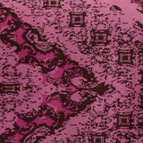 Pink Abstract-Paisley Jacquard, Polyester