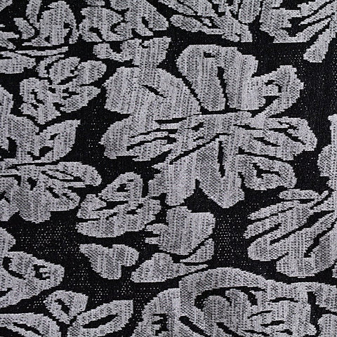 Light Grey Floral Jacquard, Polyester