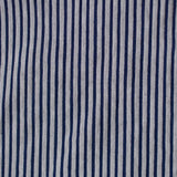 Navy Vertical-Stripe Knit, Viscose-Poly