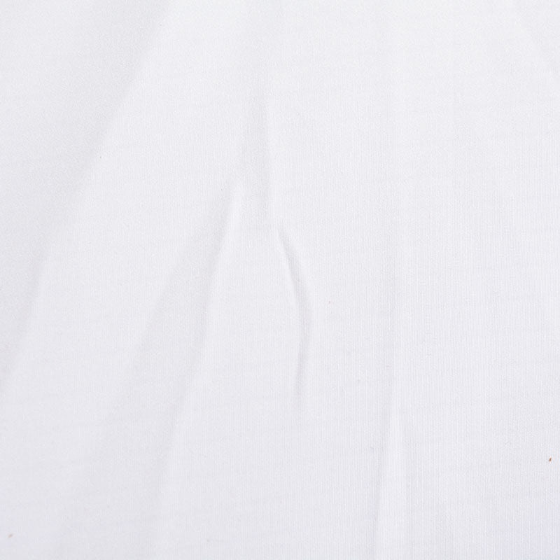 Striped Polyester Stretch Scuba Knit Fabric, 240 gsm, 160 cm — White