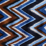 Printed Polyester Stretch ITY Knit Fabric, 180 gsm, 160 cm — Black — texture