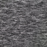 Black Heathered-Marl Jersey Knit — texture