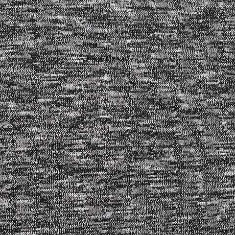 Black Heathered-Marl Jersey Knit