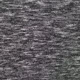 Black Heathered-Marl Jersey Knit