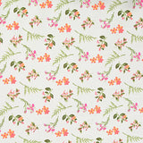 Pink Flowers Milk Silk Knit — texture