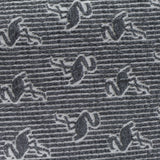Jacquard 100% Polyester Knit Fabric, 260 gsm, 150 cm — Grey