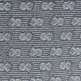 Grey Horizontal-Stripe Jacquard, Polyester — texture