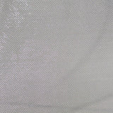 Jacquard Linen Polyester Jersey Knit Fabric, 70 gsm, 160 cm — Grey — texture