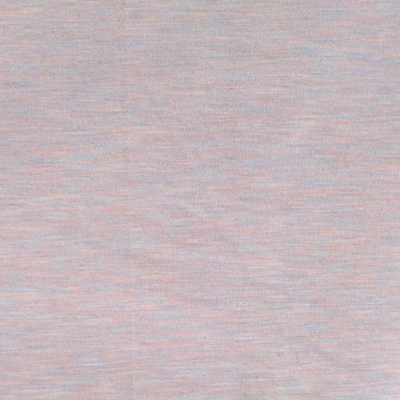 Light Blue Marl Ponte Knit, Viscose-Poly
