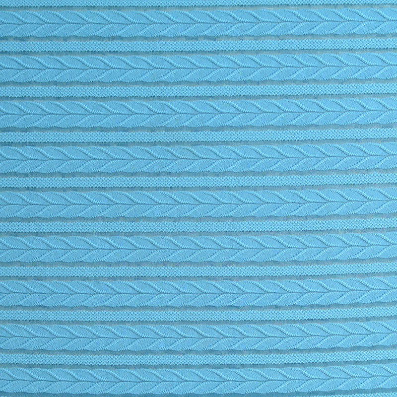 Light Blue Tone-on-Tone Jersey Knit, Polyester, 145 gsm