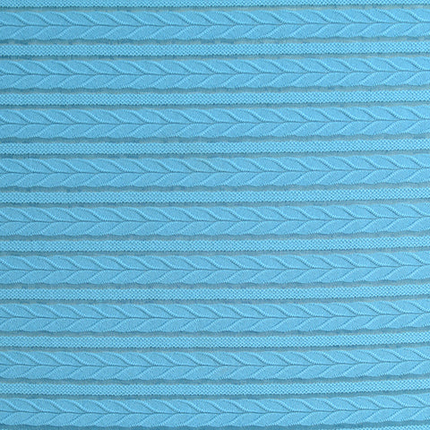 Light Blue Tone-on-Tone Jersey Knit, Polyester, 145 gsm