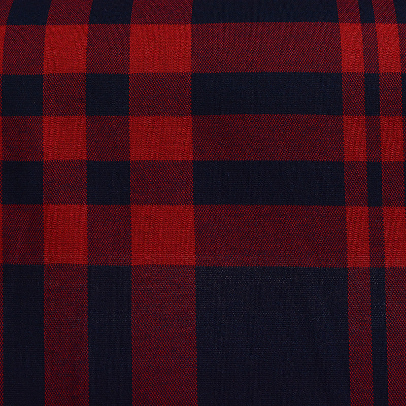 Red Check Jacquard