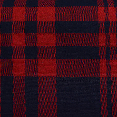 Red Check Jacquard