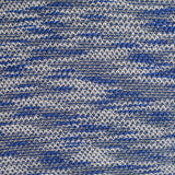 Blue Marl Chunky Knit, Viscose-Poly