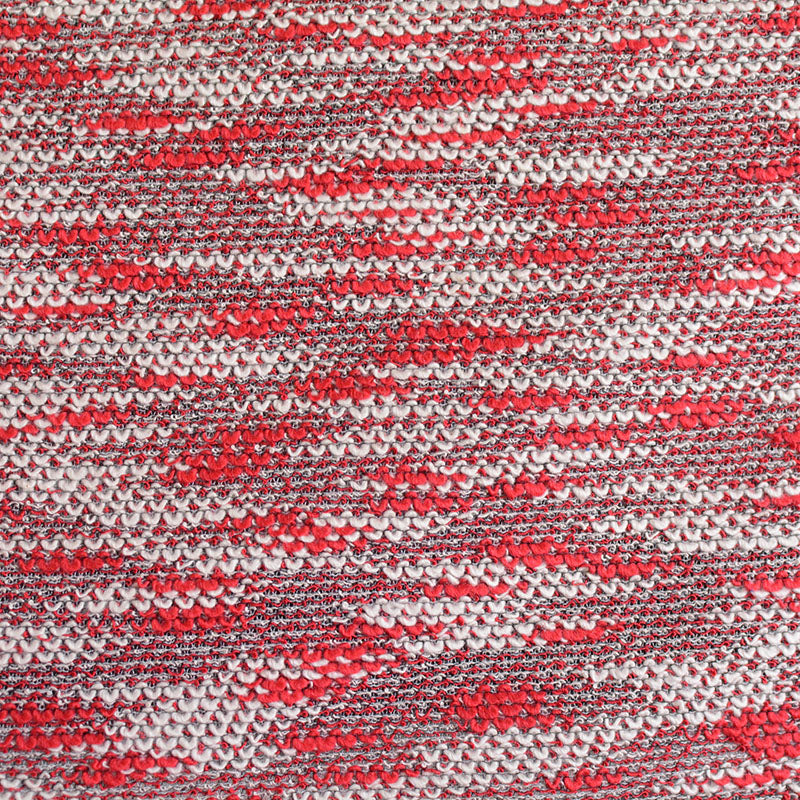Red Marl Chunky Knit, Viscose-Poly, 208 gsm, 160 cm, ref EF-4758