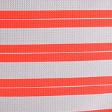 Orange Horizontal-Stripe Knit, Polyester — texture