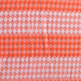 Orange Diamond Jacquard, Viscose