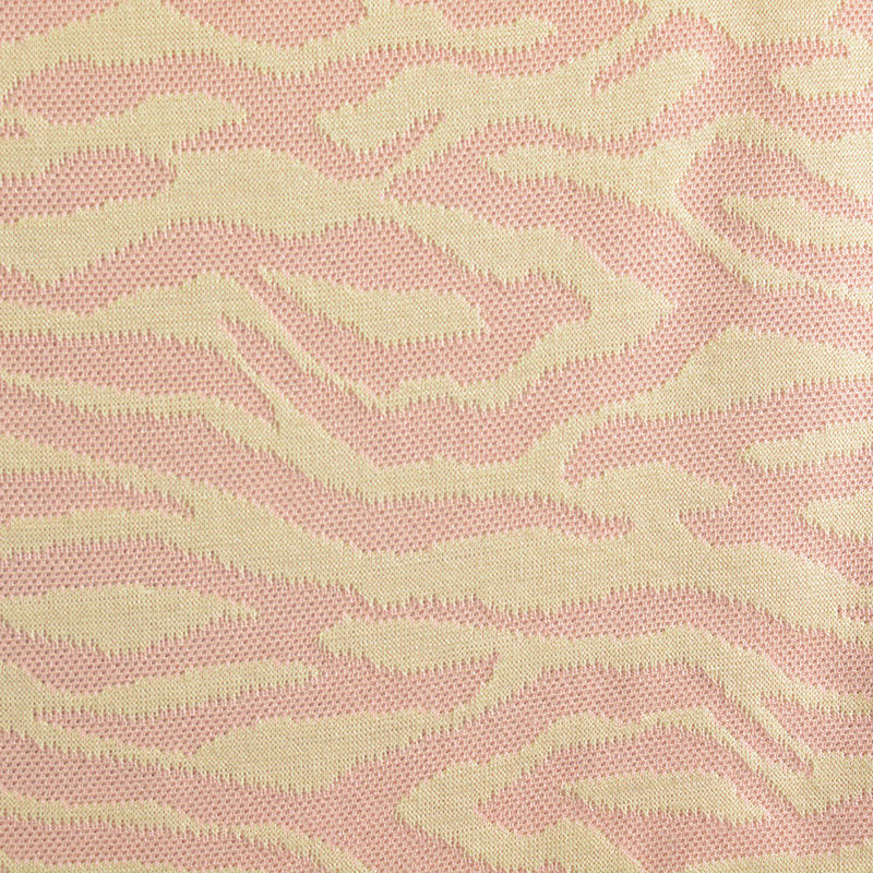 Pink Zebra Jacquard, Cotton-Poly