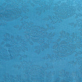 Blue Floral Jacquard, Polyester — texture