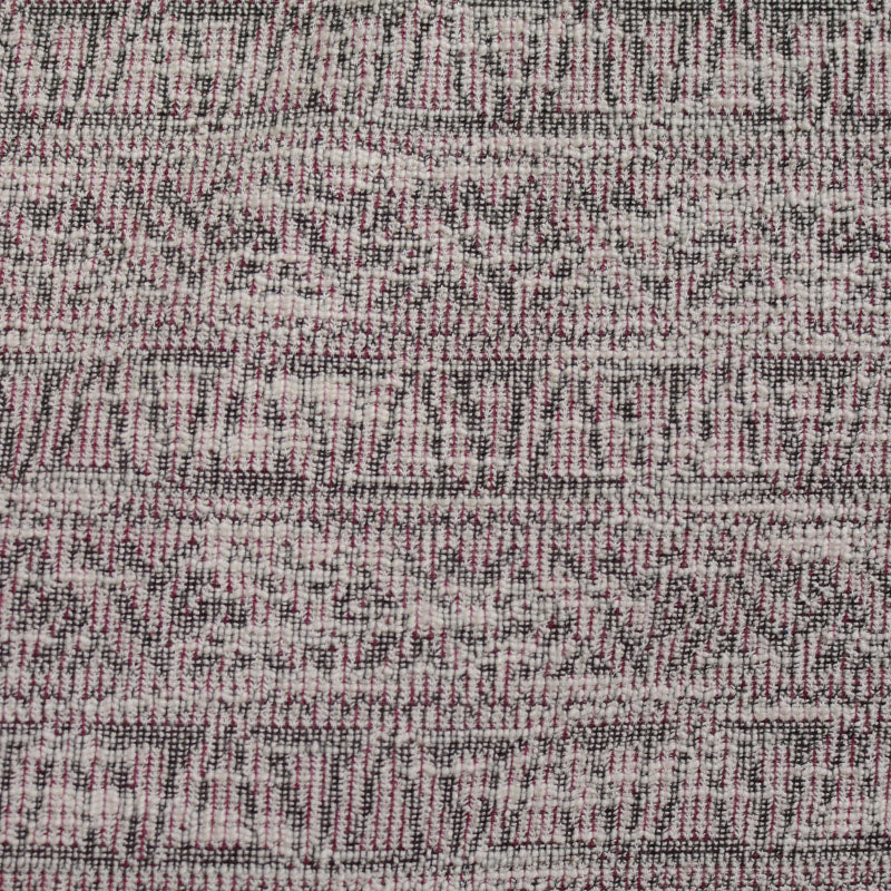 White Heathered-Marl Jacquard, Cotton-Poly