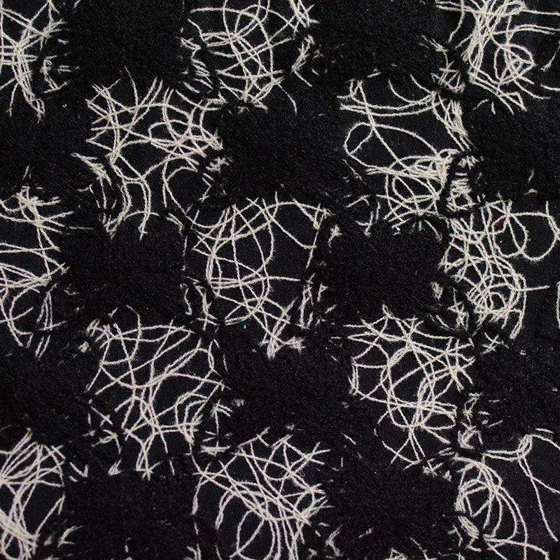 Black Lines Poplin, 206 gsm