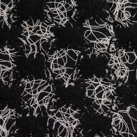 Black Lines Poplin, 206 gsm