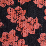 Red Floral Poplin, Cotton