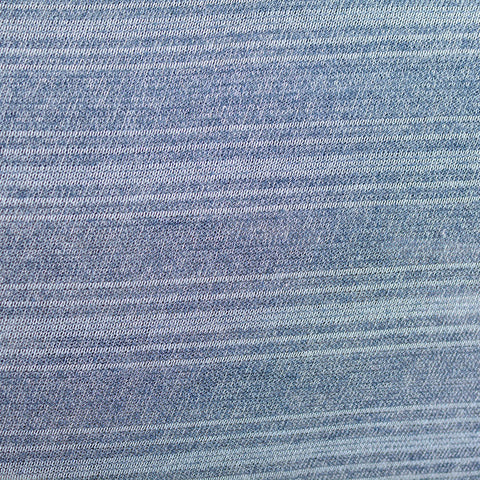 Viscose Polyester Chunky Knit Fabric, 124 gsm, 155 cm — Blue