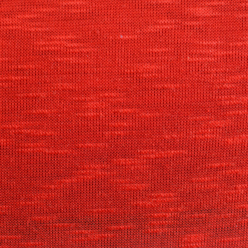 Red Marl Jersey Knit, Poly-Viscose, 120 gsm