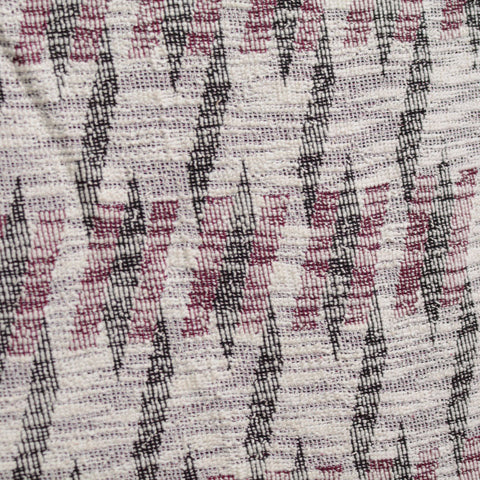 Black Geometric Jacquard, Poly-Cotton, 230 gsm