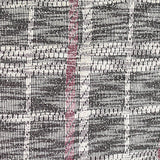Red Plaid Jacquard, Poly-Cotton — texture