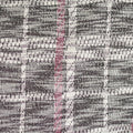 Red Plaid Jacquard, Poly-Cotton, 230 gsm