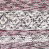 Purple Geometric-Diamond Jacquard, Poly-Cotton — texture