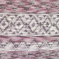Purple Geometric-Diamond Jacquard, Poly-Cotton