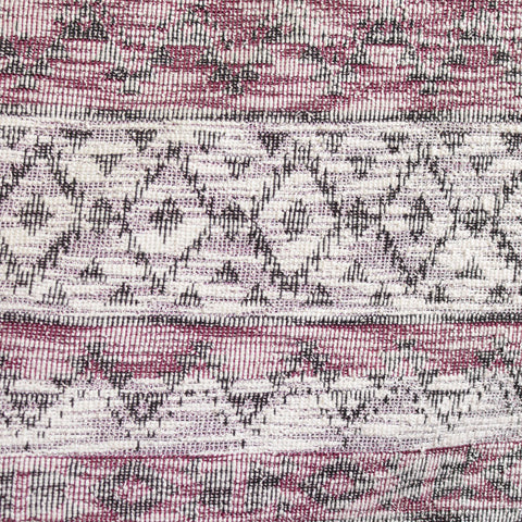 Purple Geometric-Diamond Jacquard, Poly-Cotton