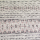 Cream Geometric Jacquard, Cotton-Poly
