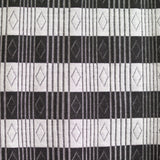 Black Stripes Jacquard, Acrylic-Poly