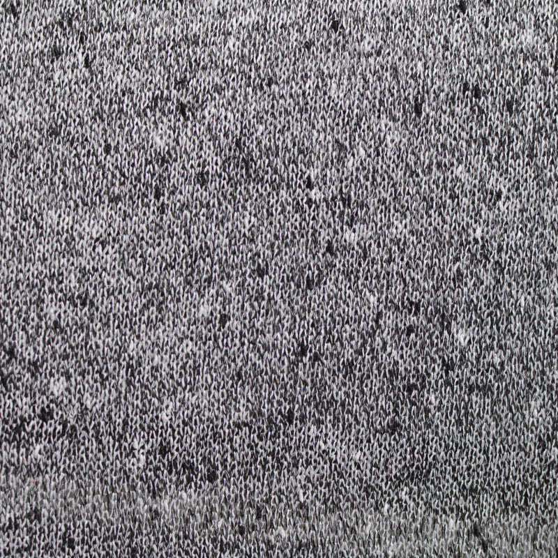 Black Marl Knit, Polyester, 200 gsm