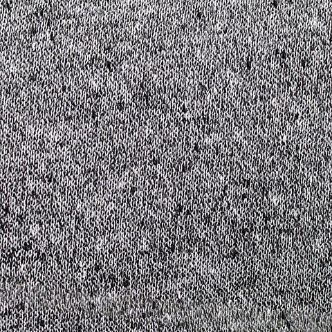 Black Marl Knit, Polyester, 200 gsm