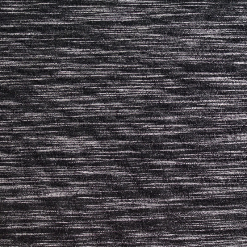 Black Marl Jersey Knit, Polyester, 160 gsm