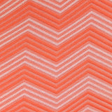 Orange Zigzag Jacquard, Viscose — texture