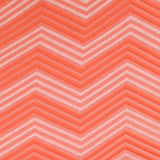 Orange Zigzag Jacquard, Viscose