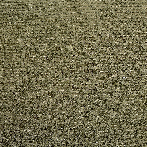 Green Dot Rib Knit, Viscose-Poly