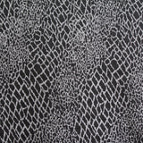 Animal Print Polyester Viscose Knit Fabric, 250 gsm, 155 cm — Black