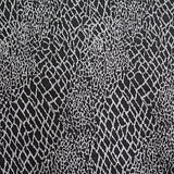 Animal Print Polyester Viscose Knit Fabric, 250 gsm, 155 cm — Black — texture