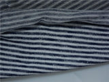 Navy Horizontal-Stripe Chunky Knit, Poly-Viscose