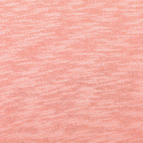 Peach Marl Knit, Cotton-Poly