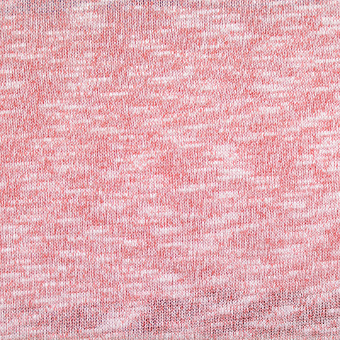 Red Marl Chunky Knit, Viscose-Poly, 270 gsm