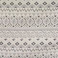 Black Bands Jacquard, Poly-Viscose