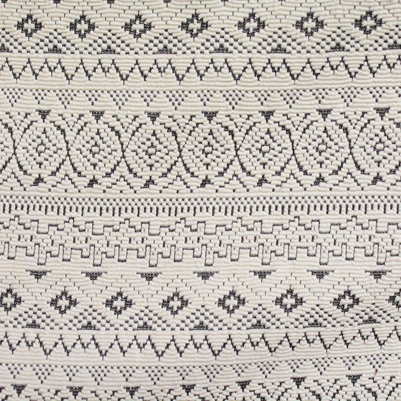 Black Bands Jacquard, Poly-Viscose